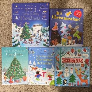 Usborne Christmas Activity Book Collection